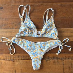 Bydee Bathing Suit - Blue Floral